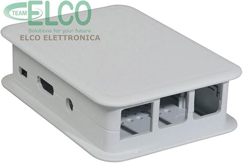 TEK-BERRY3.40 - Carcasa para Raspberry Pi 3 modelo B, color gris Informática,Componentes,Dispositivos externos,Cajas de ordenador de sobremesa