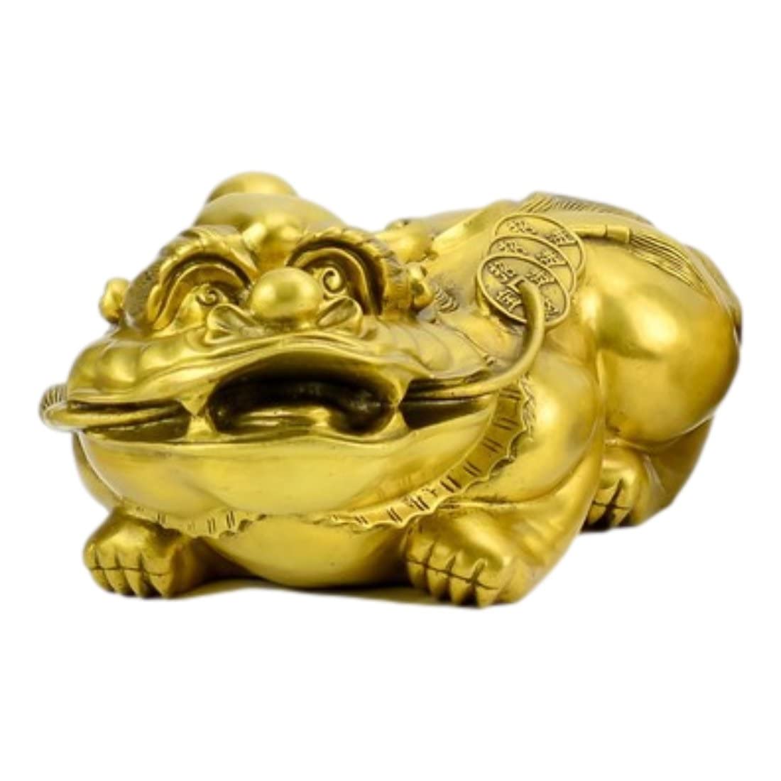 Amazon.co.jp: LAOJUNLU 純粋な銅のお金の獣の装飾品Ruyiは勇敢