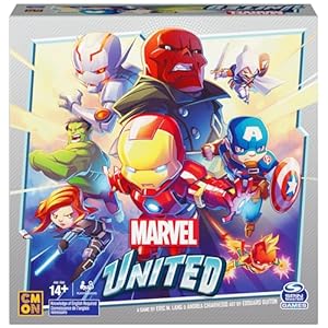 Marvel United, Award-Winning Superhero Cooperative Multiplayer Strategy Card Game Captain America Hulk, for Adults, Families and Kids Ages 14 and up