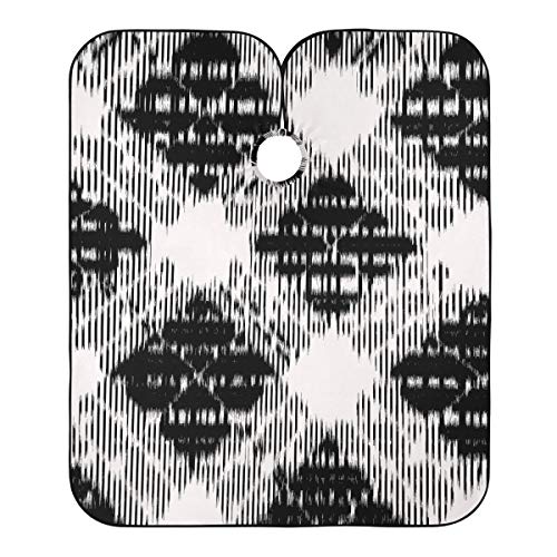 Barber Bib Apron Cape Shaving Cloth - Beard Hair Catcher - Mens Haircut Hair Cutting Cape for Men Gift Sets - Floral Print