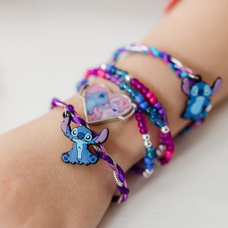 Totum Stitch Disney Charm Bracelet, Make Your Own Charm Bracelets, Arts and Crafts Jewelery Making for Kids Ages 5+ - Image 4