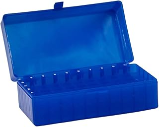 50-Place Box with Hinged Lid, Holds 50 Tubes, 5 Boxes/Unit