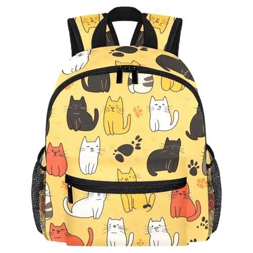 Sac à dos d'école maternelle sans couture et multicolore pour enfant de 3 à 6 ans