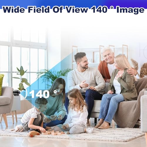 Mini Camera sans Fil Invisible 1080P avec Vision Nocturne Caméra Surveillance sans Wifi Fil Sécurisée pour Maison Bureau et Voiture Grand Angle 140° et Détection de Mouvement Enregistrement à Distance – vue 4