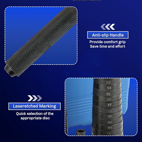 Image of 52 in 1 Custom Bushing Bearing Seal Driver Set | 52PCS Transmission Wheel Axle Bearing Race Seal Installer Remover Bearing Press Tool Kit Bushing Removal Puller Set