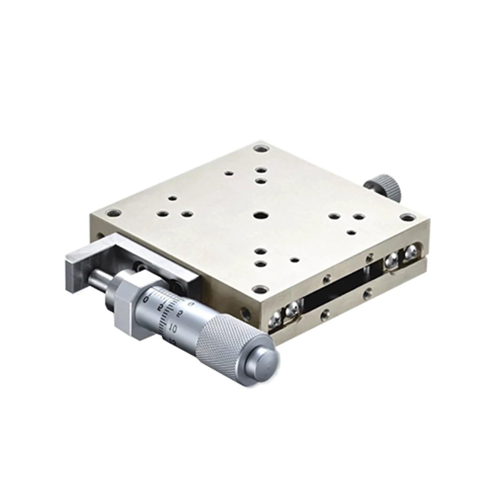 IGNVXMGKP X Axis LBX70-L Translation Optical Sliding Table70*70mm Stainless Steel Manual Displacement Linear Stage(LBX70-L)