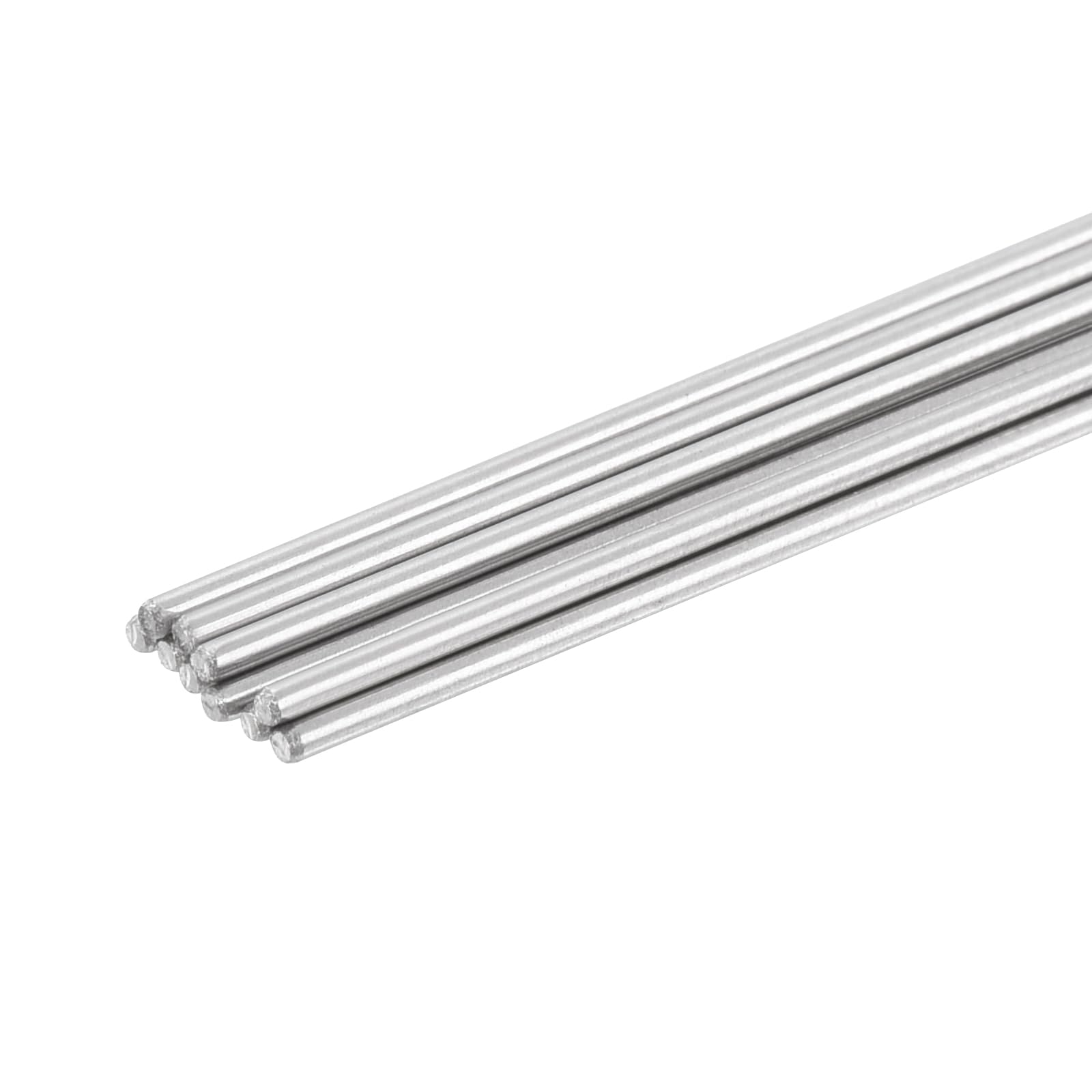 QUARKZMAN 100 x 1 mm pręt okrągły x 10 sztuk ze stali nierdzewnej z pełnego materiału prętów do samodzielnego wykonania, [odcień srebrny]