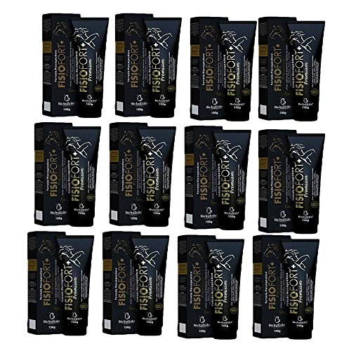24 Unid Pomadas Massageadora Fisiofort Premium 150g Promoção