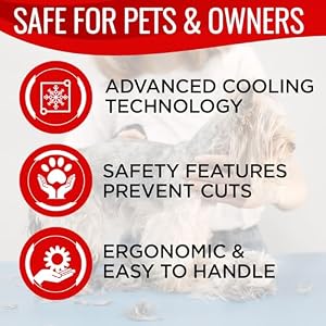 Premium Dog Clippers for Grooming | High-Performance 2-Speed Corded Shears for Thick Coats & Matted Hair | Quiet Dog Grooming Kit Premium Dog Clippers for Grooming | High-Performance 2-Speed Corded Shears for Thick Coats & Matted Hair | Quiet Dog Grooming Kit