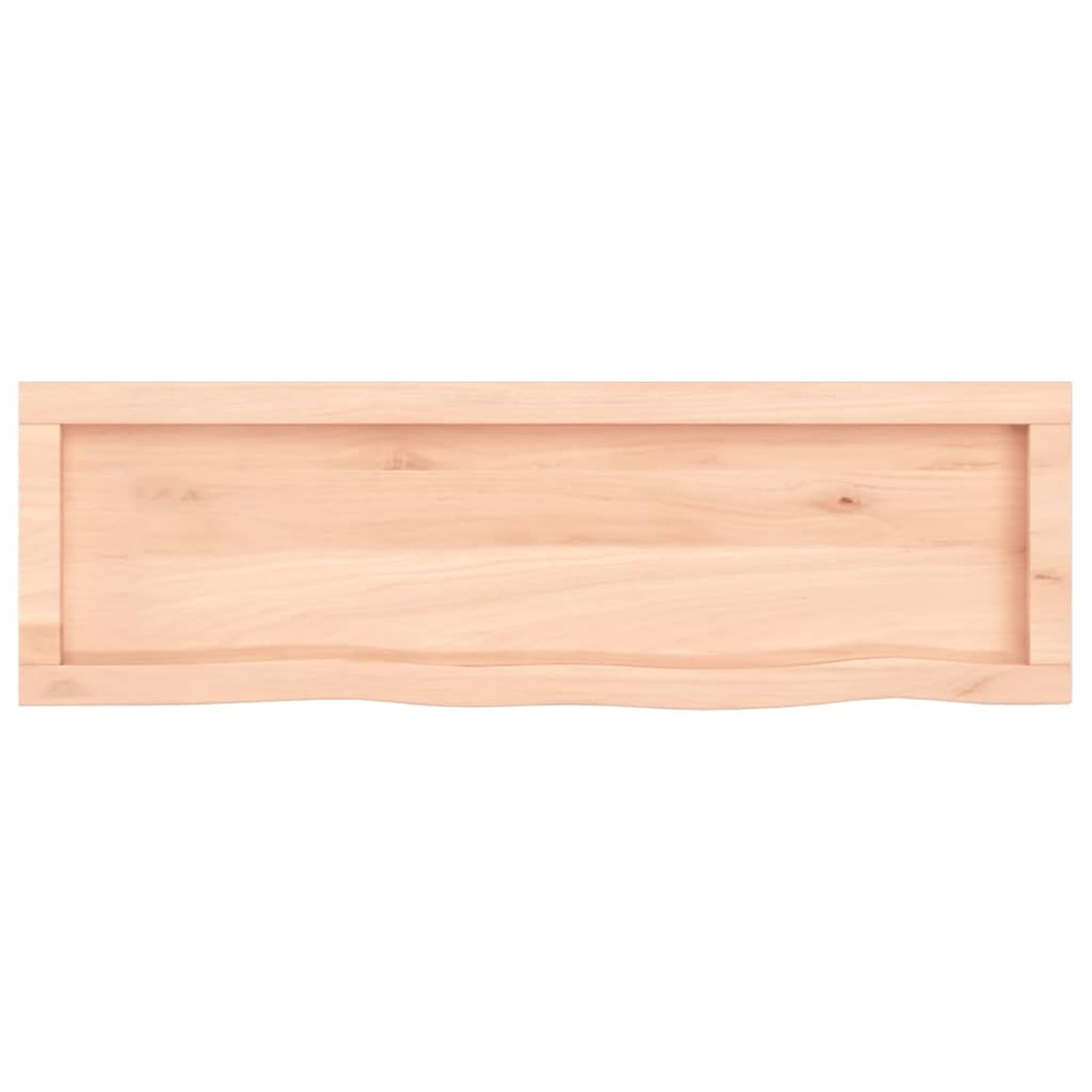 ZEYUAN Encimera de baño Madera Maciza sin Tratar 100x30x6 cm, Encimera Cocina, Tablero para Mesa, Encimera Lavabo, Muebles De Baño - 3156031