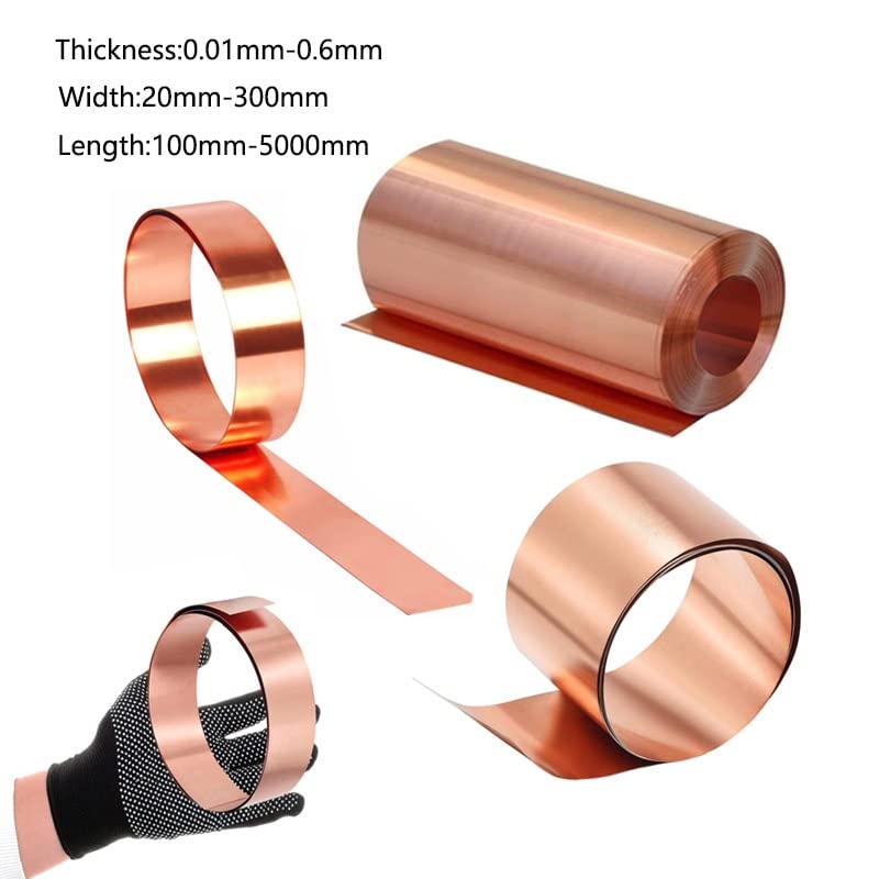 bestell-dein-Blech Metaal koperen plaat 0,6 mm dik