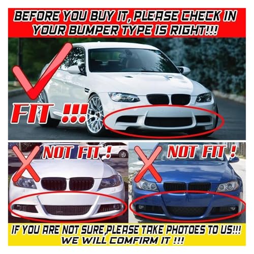 Pare-chocs avant BMW M3 E90 E92 E93 spoiler lèvre de séparation inférieure - 5
