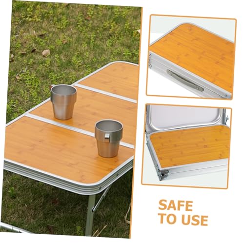 Table pliante de camping robuste et portable en alu pour pique-nique - 7