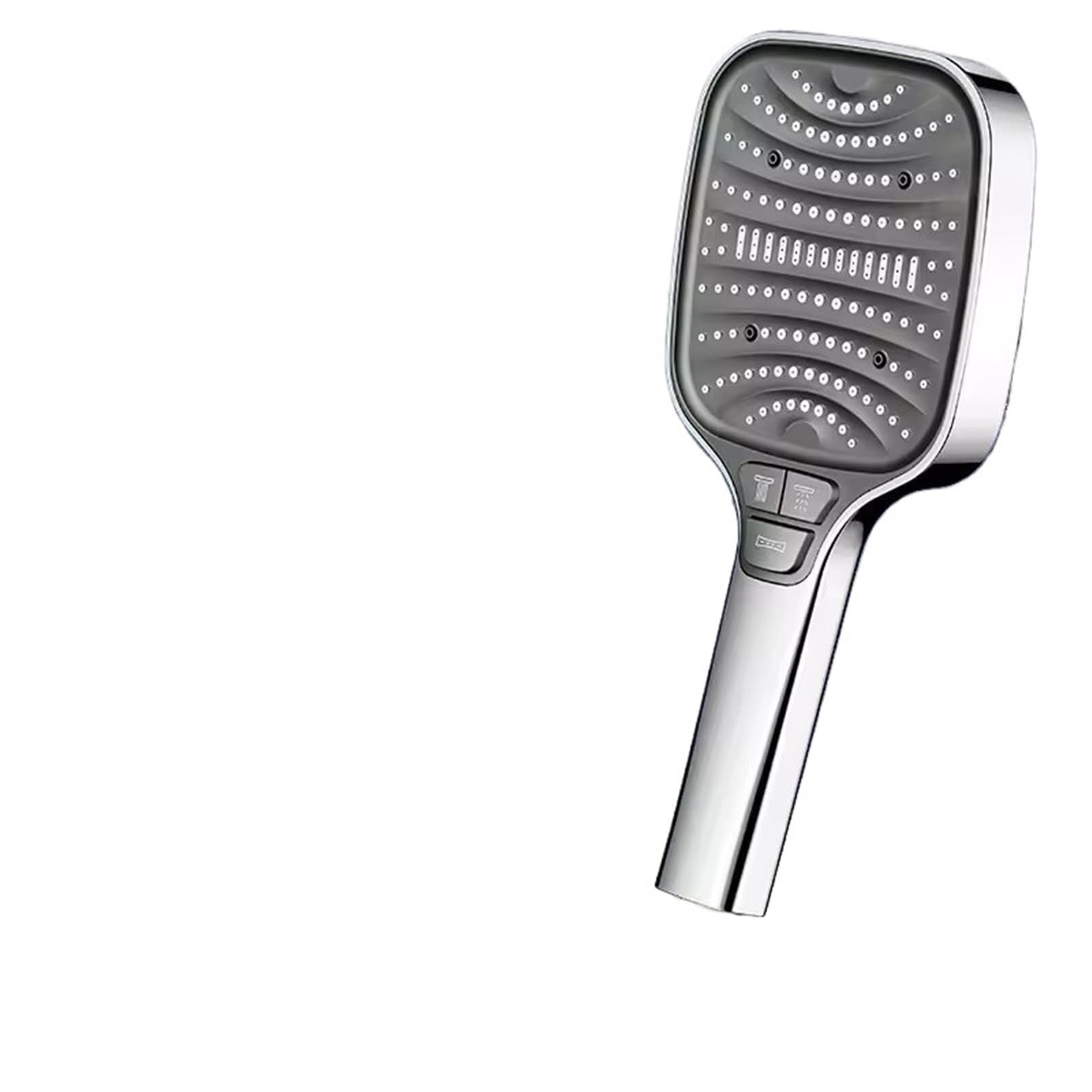 Shower Head Adjustable 8 Mode Rainfall Large Flow Showerhead High Pressure Water Saving Mixer Bathroom Accessories Suitable for Showering(Sliver Shower)