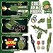 GIFTINBOX Army Costume for Kids, 15PCS Soldier Military Costume Dress Up Role Play Set with Army Accessories, Halloween Costumes for Boys 3-13, Halloween Birthday Gift for Kid