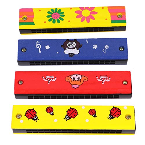 jojofuny Harmonica 4Pcs pour Enfants Orgue À Bouche en Bois Harmonica Drôle Instruments De Musique Jouets pour Débutants… - Les Beatles, Paul McCartney, John Lennon, RIngo Starr, George Harrison jojofuny Harmonica 4Pcs pour Enfants Orgue À Bouche en Bois Harmonica Drôle Instruments De Musique Jouets pour Débutants…