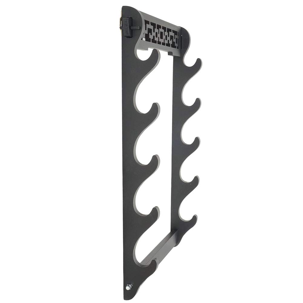 Espada Soporte de Montaje en Pared Espada del Samurai del sostenedor del Katana Wakizashi Tanto suspensión de la Pared Espada del Estante,5Tier