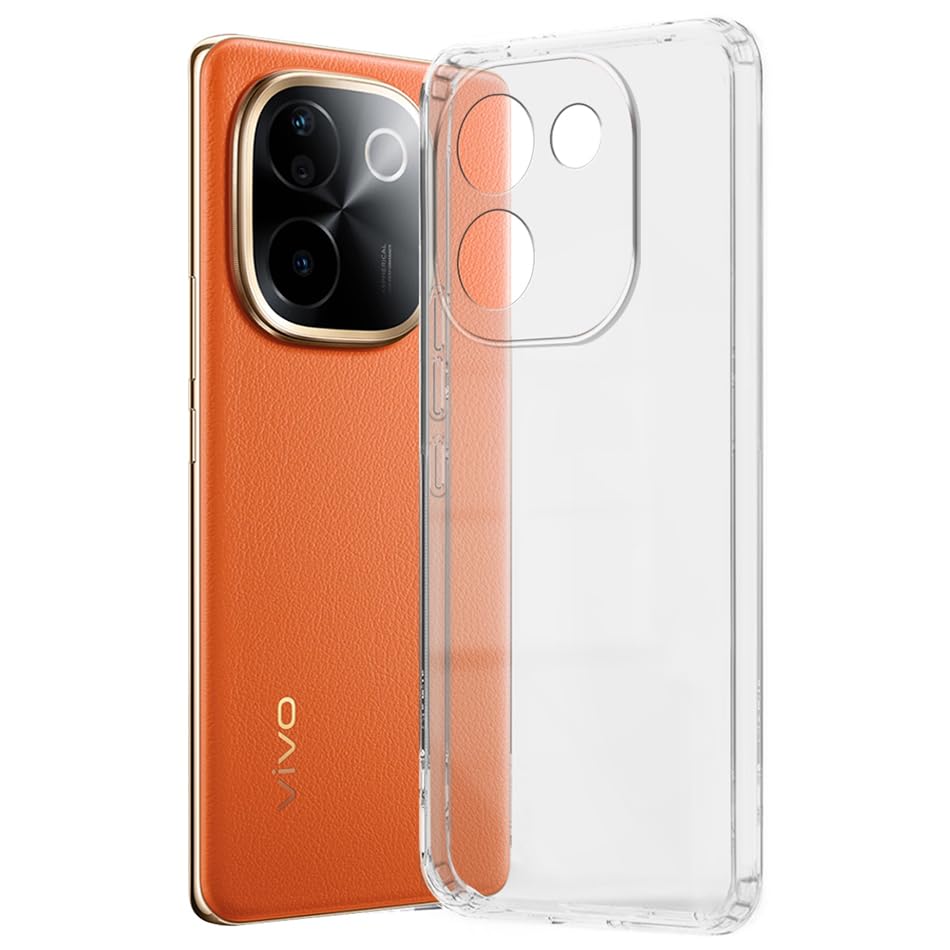 Fashionury Shockproof Crystar Clear Back Cover for iQOO Z9s Pro 5G / Vivo T3 Pro 5G | Transparent Back Cover | Raised Bumps for Camera & Screen Protection for iQOO Z9s Pro 5G / Vivo T3 Pro 5G (B0DFQ8NYQ2) Amazon Price History, Amazon Price Tracker