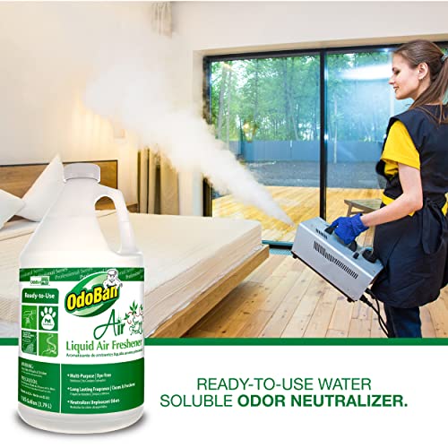 image for OdoBan 977462-G RTU Air Spring Fresh Liquid Air Freshener, 1 Gallon Bo