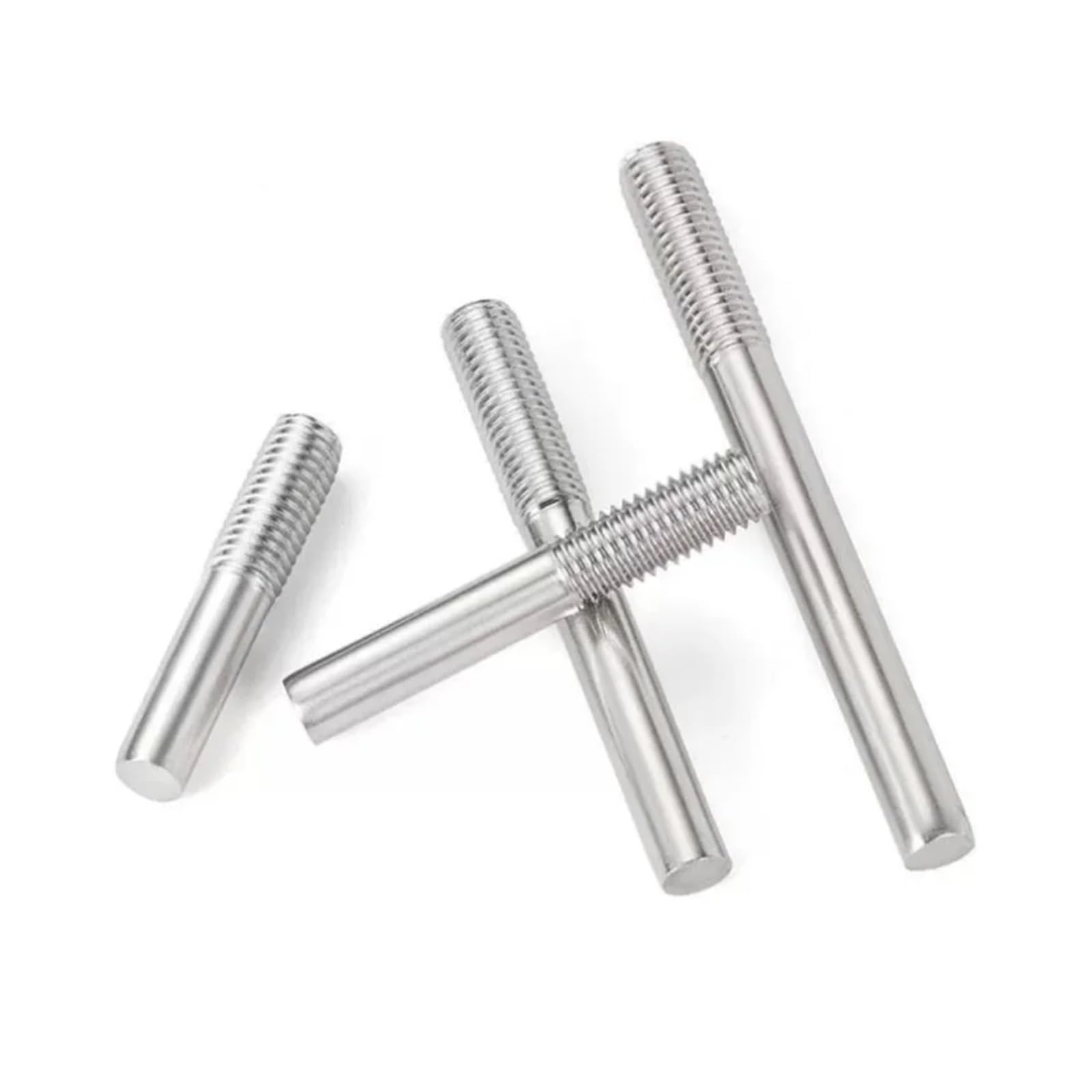 Gewindestange M14 M16 M18 M20 Einseitige Gewindestange Edelstahl Halbgewinde Zylindrische Bolzen Schrauben(M20x180(1pcs))