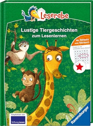 Preisvergleich Produktbild Lustige Tiergeschichten zum Lesenlernen - Leserabe ab 1. Klasse - Erstlesebuch für Kinder ab 6 Jahren (Sonderausgaben)