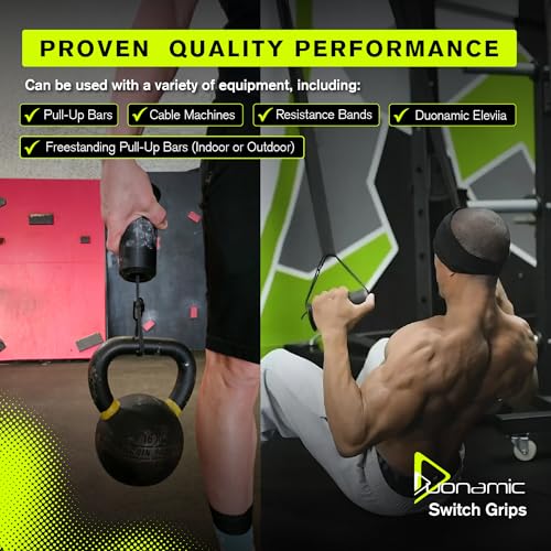Image of Duonamic Eleviia Portable Doorway Pull Up Bar, No Install, Home & Travel