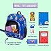 Wildkin 12-inch Kids Backpack – Padded, Adjustable, Ideal for Daycare & Travel - Robots