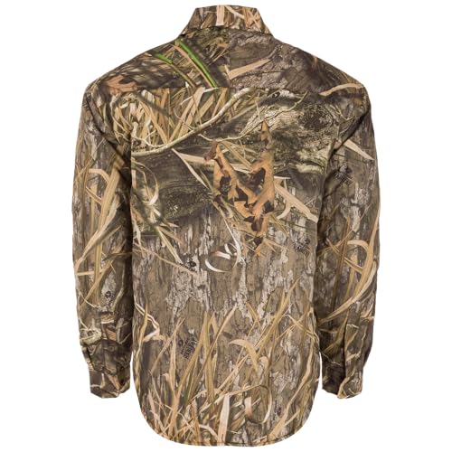 Drake Waterfowl Men's LST Double Down Jac-Shirt Insulated Water-Repellent Quilted Button-Down Outdoor Hunting Hiking Jacket2