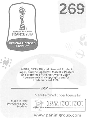 Miniatura 2 de 2019 Panini FIFA Women's World Cup France Album Stickers (Individual Sticker Only) Soccer #269 Ellen White England 2 Inch by 2 1/2 Inch Collectible