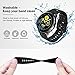 NANW 3-Pack Compatible with Samsung Galaxy Watch Active Bands / Active2 Bands/Galaxy Watch 3 Bands 41mm, 20mm Soft Waterproof Silicone Sport Strap Replacement Wristbands