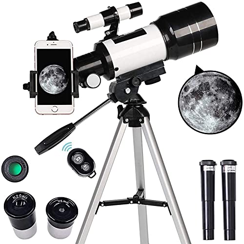 Telescopio Refractor Astronómico 150X 70mm con Tripié miniatura 1