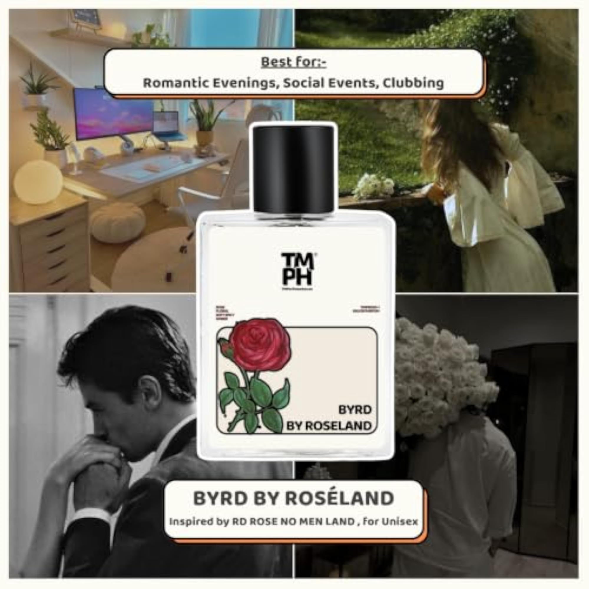 BYRD BY ROSELAND EDP for Men & Women, 100ml