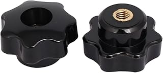 Aexit M8x40mm Star Head Female Threaded Through Hole Machinery Clamping Knobs 2pcs (3987f395ec4bf2c501caeb8ba8cccc0b)