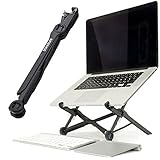 Tronature Universal Laptop Ständer höhen-verstellbar - Faltbarer Laptop Stand für 13, 15, 17 Zoll - Mobiler Laptopständer für Apple MacBook Pro Air, Notebook - Laptop Halterung, Notebookständer