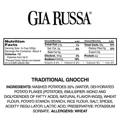 Gia Russa Gnocchi With Potato 16 Oz (6 Pack) #TOP1