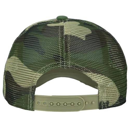 Image of Gelante Mesh Trucker Baseball Cap Snapback Hat Structured Front Panel