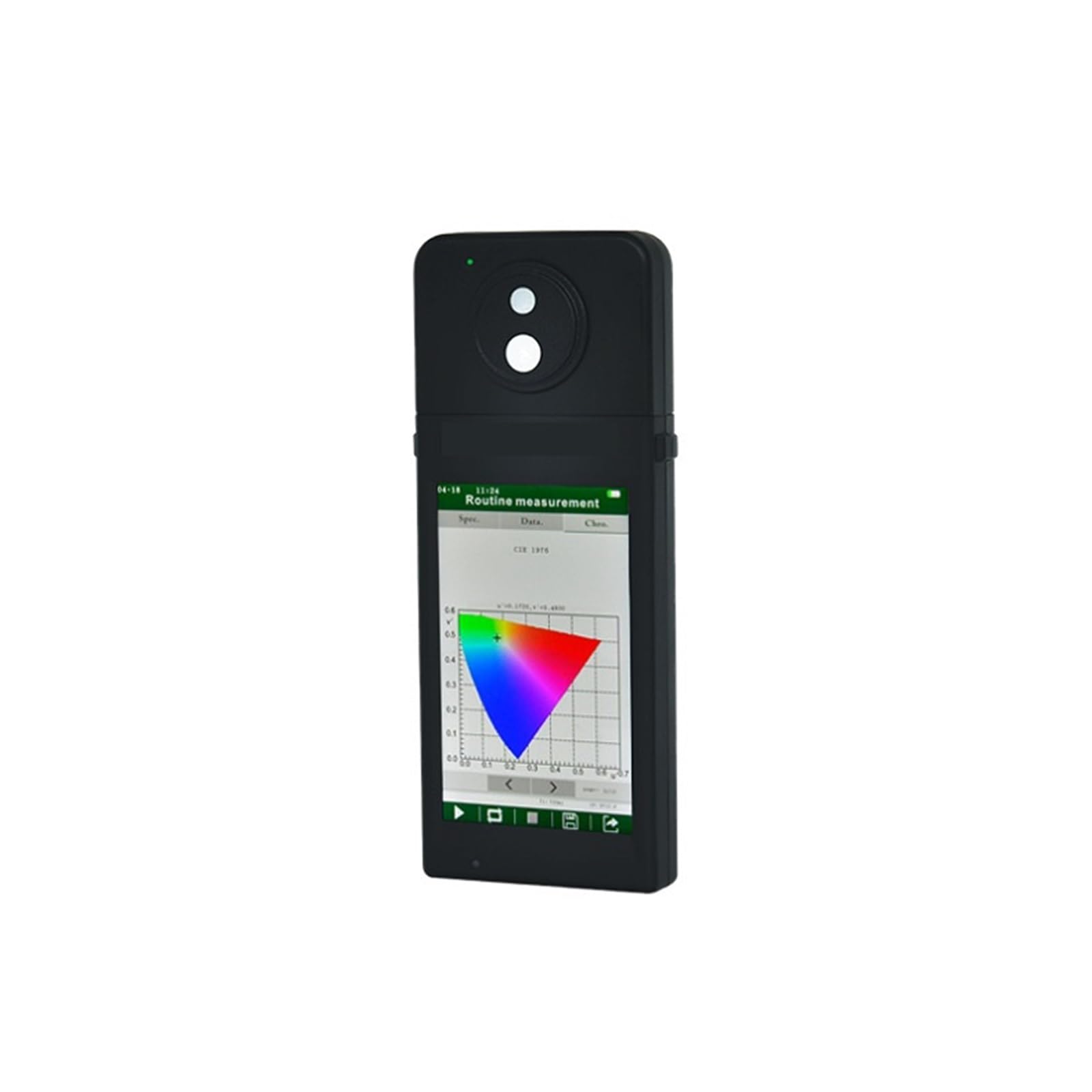 Mthckxjbsuz Nero Chromaticity Meter, Spf-500 Handheld Spectrometer With Illuminance Spectrum Strobing Ppfd Illumination Portable Lux Meter