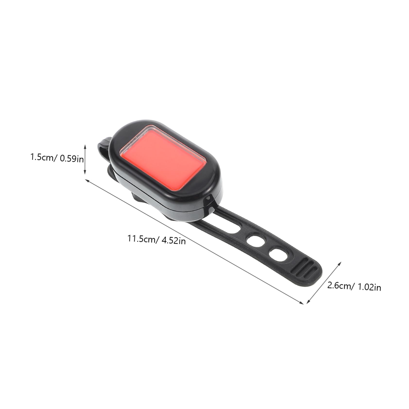 LIFKOME Rechargeable Mini Bike Light Durable Front and Tail LED Night Lights with Elastic Band Stylish Design for Safe Cycling