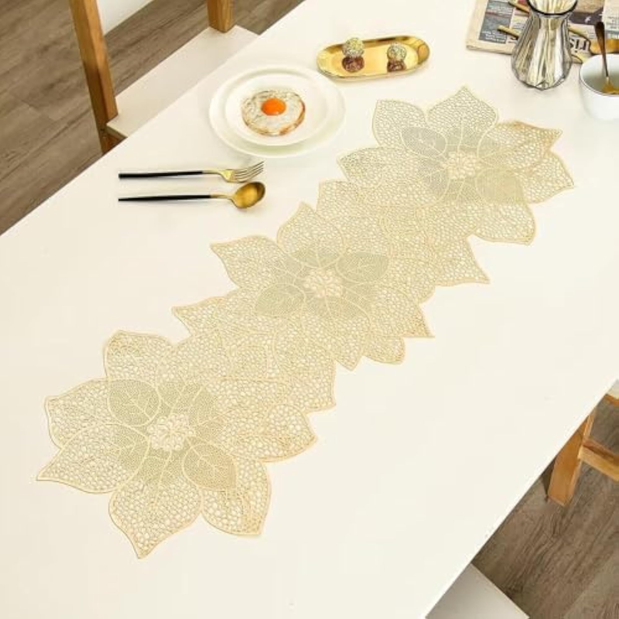 Flower Leaf Shape Table Mat for Dining Table