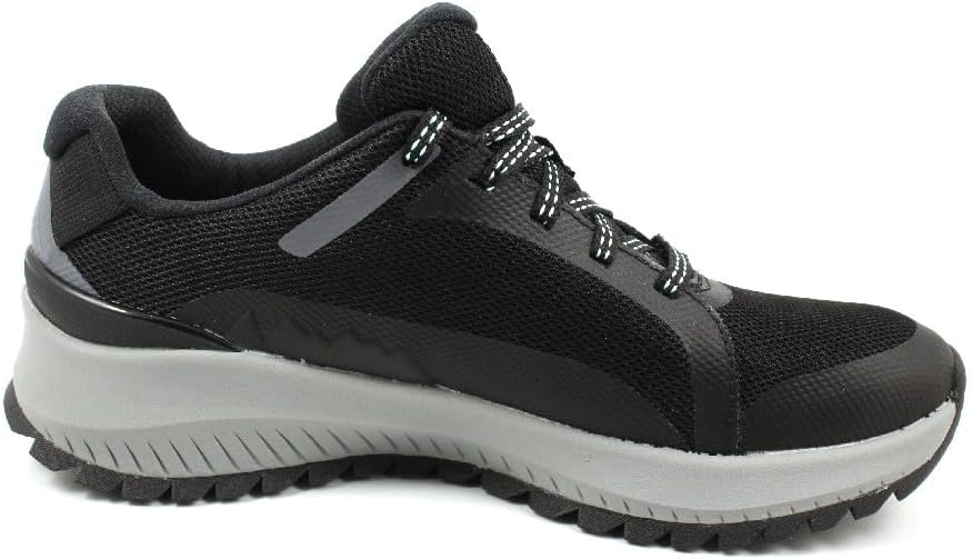 Skechers Womens Arch Fit Discover Hiking Black Athletic Hiking Shoes 9