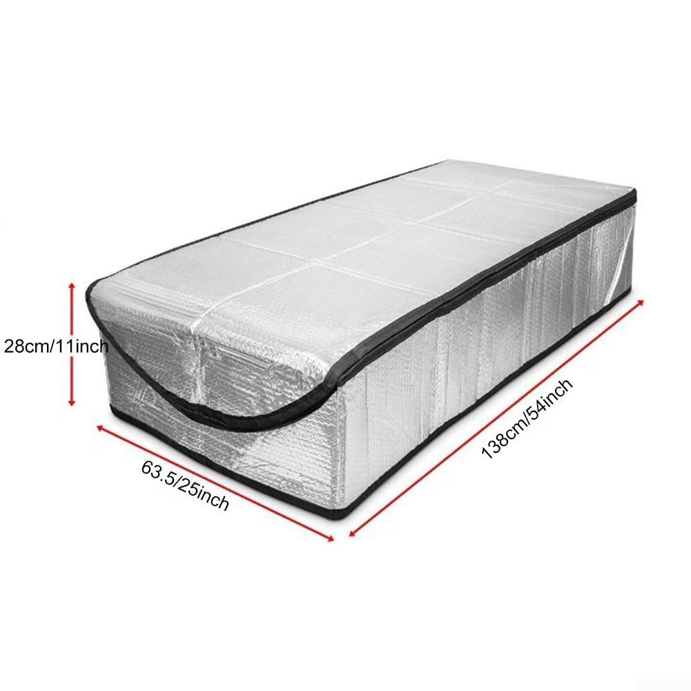 SPORTARC Dachboden Staubschutz, Dachboden Tür Isolierung Abdeckung, Dachboden Treppe Feuerfeste Isolierung Abdeckung Kit 63,5 x 137,2 x 27,9 cm für herunterziehbare Treppen