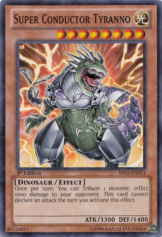 超伝導恐獣　レリーフ　ARS10　Super Conductor Tyranno Amazon.com: Super Conductor Tyranno - BP01-EN013 - Starfoil Rare