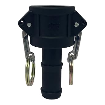 Gloxco Poly Cam Lock Fitting, Type C, 3/4" Female Camlock x 3/4" Hose Shank, Each