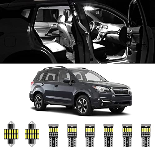 Kit de 8 luces LED interiores para Subaru Forester