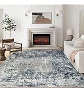 9x12 Area Rugs for Living Room Rug Washable: Modern Large Rug for Dining Room Bedroom Carpet Non ...