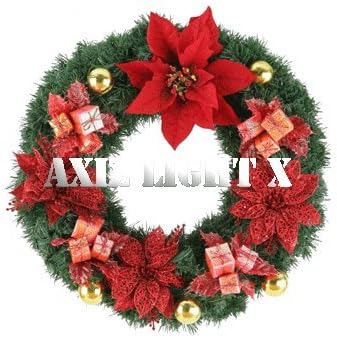Amazon Co Jp クリスマス45cmリース装飾例 ４５ｃｍf ２個セット ノーブルリース おもちゃ
