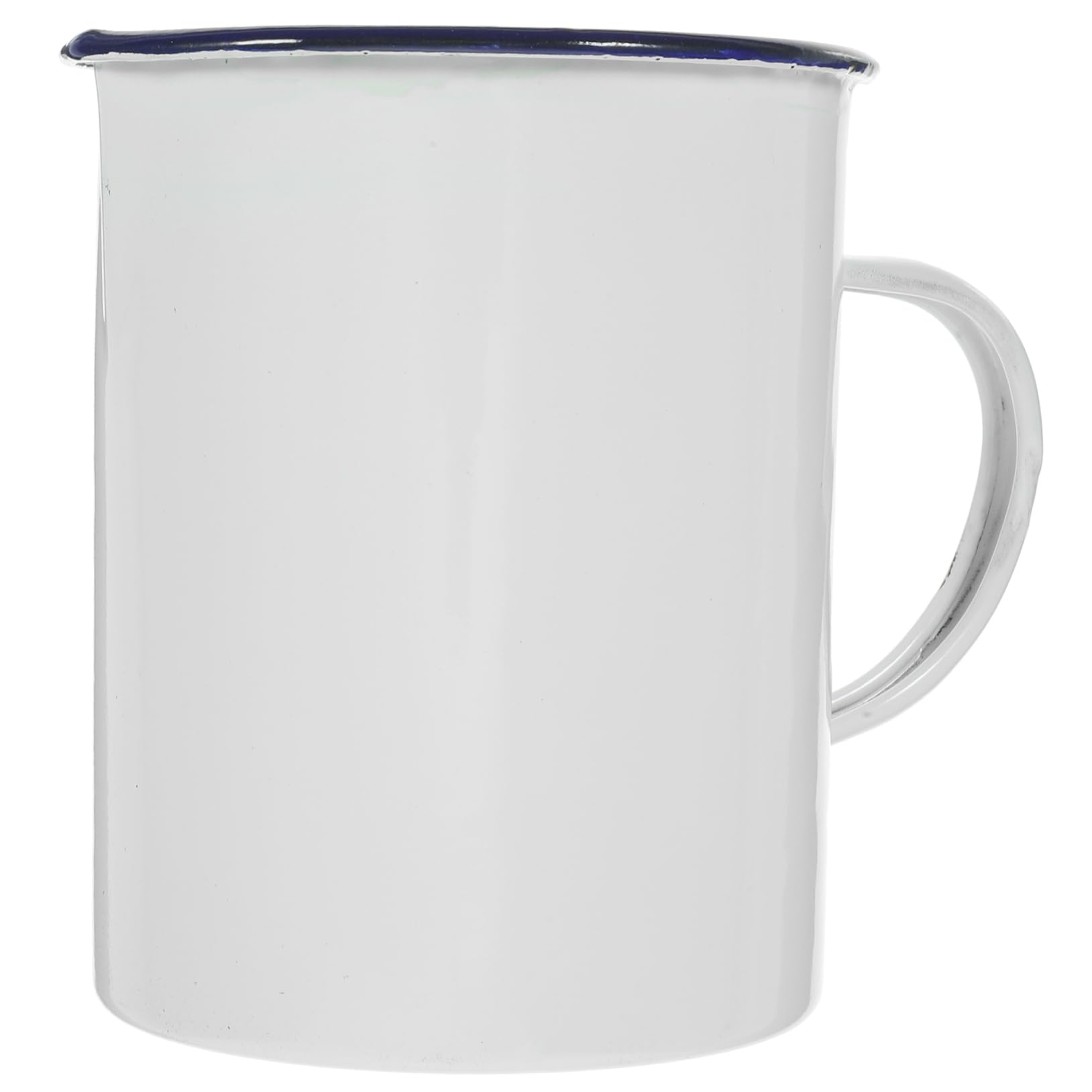 Alipis 2 Stück Retro Emaille Becher Kaffeetasse aus Emaille für Milch und Tee Hitzebeständiger Trinkbecher für Zuhause Büro und Praktische und Langlebige Trinkflasche für Freunde