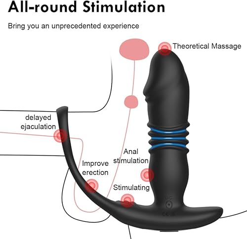 Miniatura 7 de Expanding Plug Toys Sex Game Amal Plug Butt Toy Plug Toys Amal Plug Butt Toy for Sex GameTool Trainer Kit Hoodies Party (with Remote Control)-EY2-241