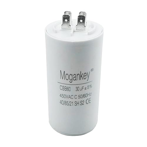 Miniatura 3 de 30uF 30 MFD CBB60 Condensador de funcionamiento compatible con motor de bomba de agua de lavadora Motor monofásico
