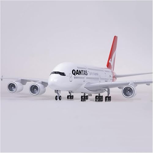 Miniatura 4 de Escala 1200 36.5CM Avión 380 A380 QANTAS Modelo de aerolínea